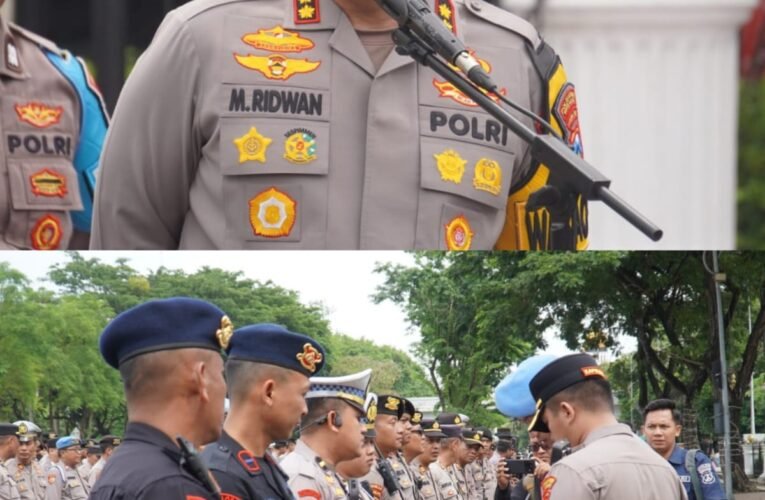 Polrestabes Surabaya Gelar Apel Pengamanan 3.000 Peserta Aksi Unjuk Rasa