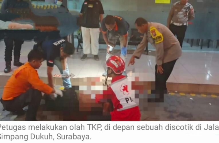 Pria Tanpa Identitas Tewas Diduga Dianiaya di Diskotik Genteng Surabaya