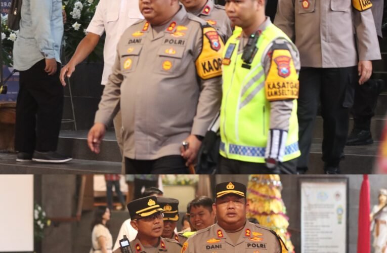 Kapolres Pasuruan Pantau dan Perketat Pengamanan Misa Natal 2025 di Gereja Santa Theresia Pandaan