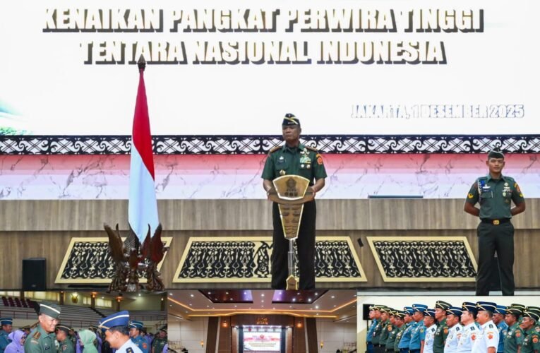 Wakil Panglima TNI Pimpin Laporan Korps Kenaikan Pangkat 139 Pati