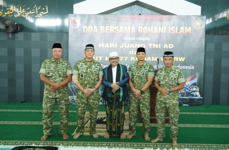 Doa Bersama Peringati Hari Juang TNI AD dan HUT Ke-77 Kodam V/Brawijaya