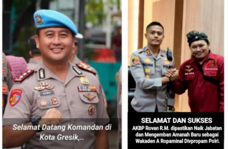 AKBP Rovan Richard Mahenu Resmi Dipromosikan, Gus Aulia Sampaikan Apresiasi dan Sambut Kapolres Gresik yang Baru