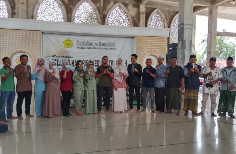 Yayasan Masjid Baitul Amal Kamal. Gelar Khitan dan Donor darah kerjasama Dengan Dinas Kesehatan