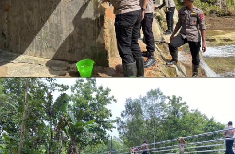 Jembatan Tanpa Pagar Makan Korban, Sat Brimob Polda Jatim Turun Tangan Renovasi