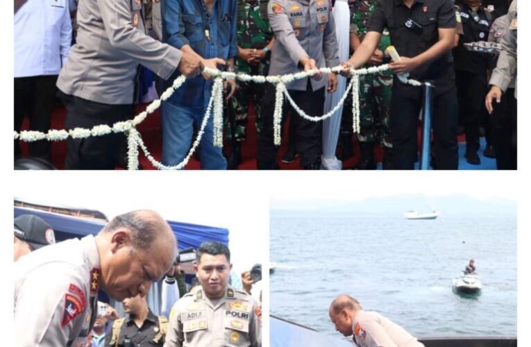 Kapolda Jatim Resmikan Dermaga Dan Kapal Cepat Satpolairud Polresta Banyuwangi