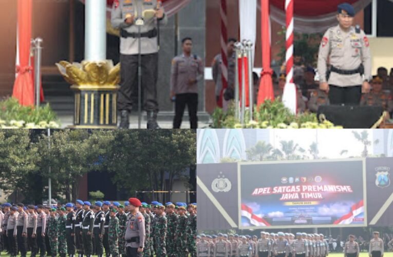 Kapolda Jatim Pimpin Apel Satgas Premanisme