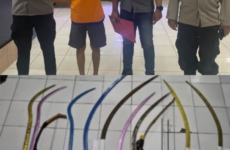 Polres Pelabuhan Tanjung Perak Tangkap Penjual Motor Hasil Begal di Bulak Sidotopo Surabaya.