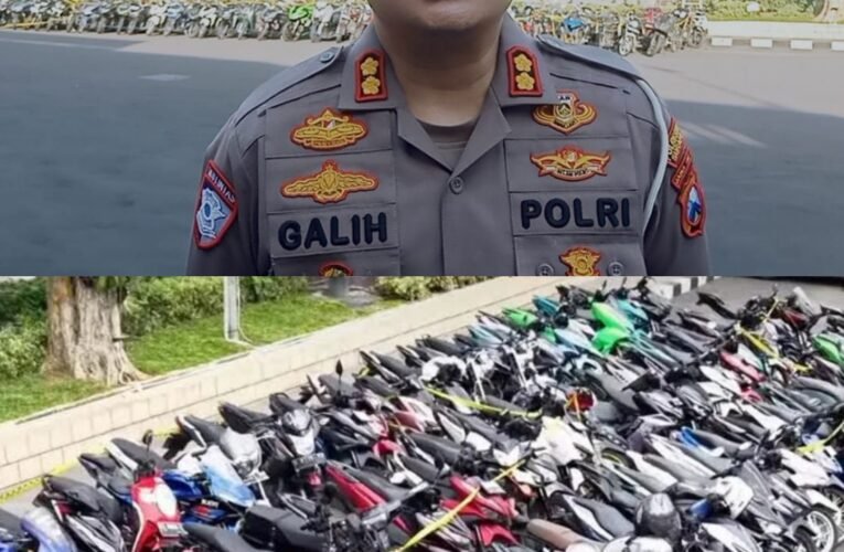 Ops Nataru 2025 -2026 Polrestabes Surabaya Razia Ratusan Motor Knalpot Brong