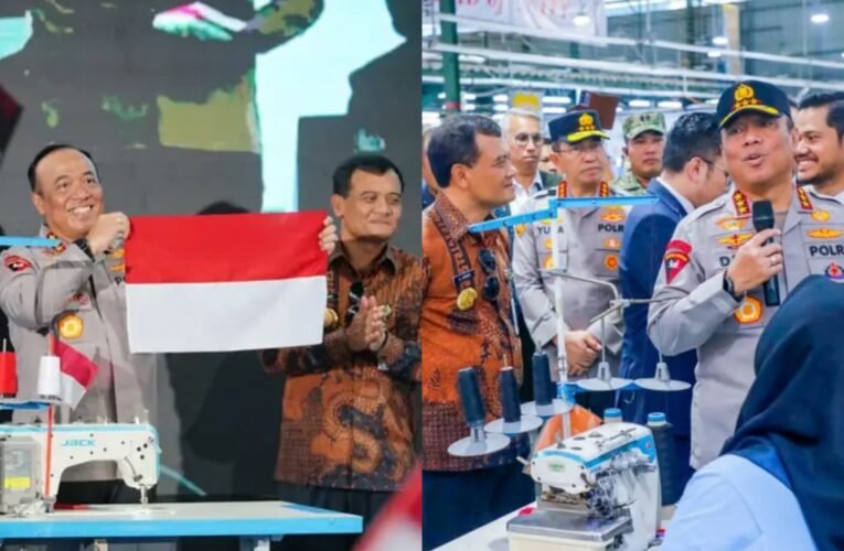 Wakapolri Resmikan Kembali Operasional Pabrik Garmen Wonghang Bersaudara di Pemalang