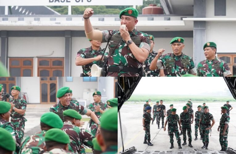 Pangdam V/Brawijaya Lepas 200 Personel Satgas Yonif 836/BY Laksanakan Tugas Bantuan Bencana Aceh