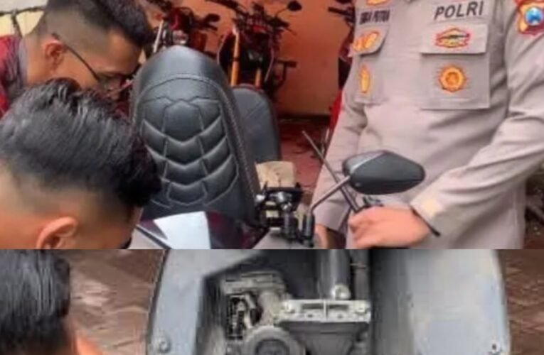 Polrestabes Surabaya Berbagi Alarm Motor Gratis Cegah Curanmor dari Hulu