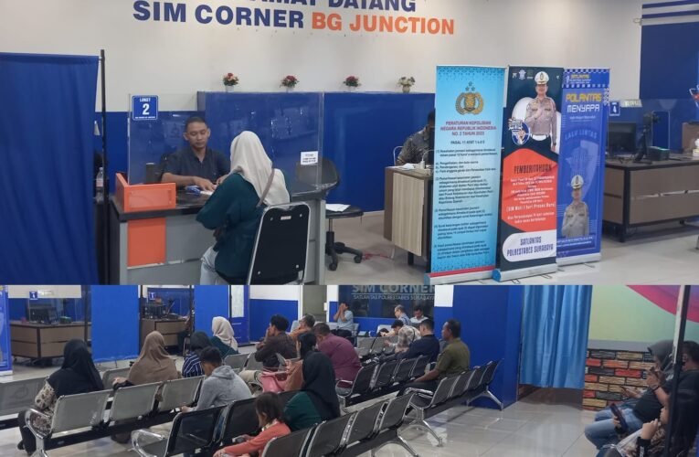 AKP Tri Arda Meidiansyah, S.TR.K, Sik : SIM Corner Polrestabes Surabaya Bentuk Komitmen Layanan Publik Efisien Bagi Warga Kota