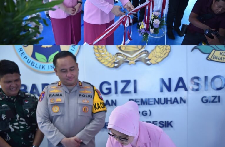 Menuju Indonesia Emas 2045, Prabowo Subianto Groundbreaking SPPG Polri, SPPG Bedilan Gresik Ikut Diresmikan