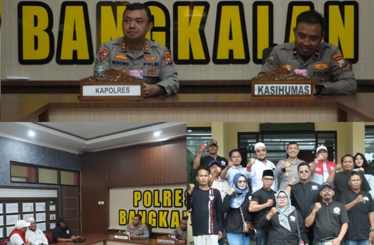 KWI Jatim Perkuat Kemitraan dengan Polri, Ketua Umum dan Jajaran Audensi ke Polres Bangkalan