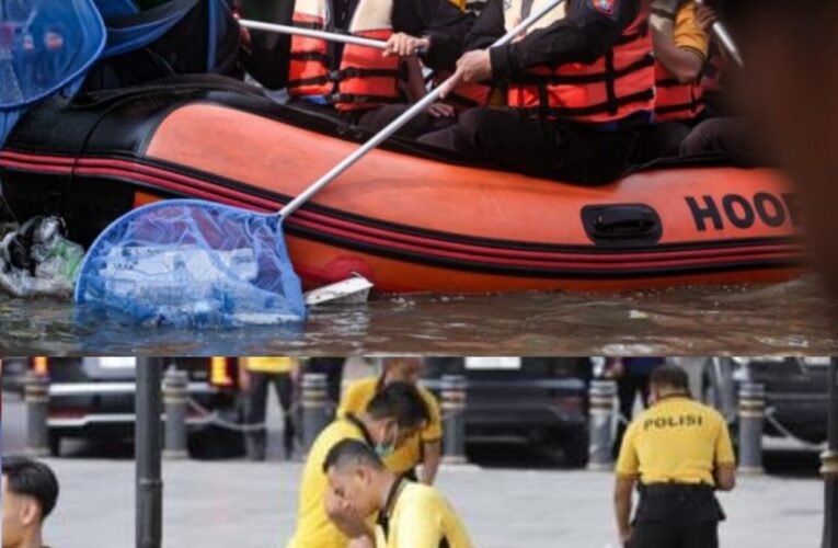 Gerakan Nasional ASRI: Polrestabes Surabaya Bersihkan Kawasan Kota Tua dan Sungai Jembatan Merah