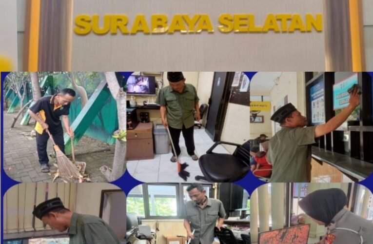 KB Samsat Sultan Ketintang Melakukan Kerja Bhakti ASRI Jalankan Intruksi Dari Presiden Prabowo   