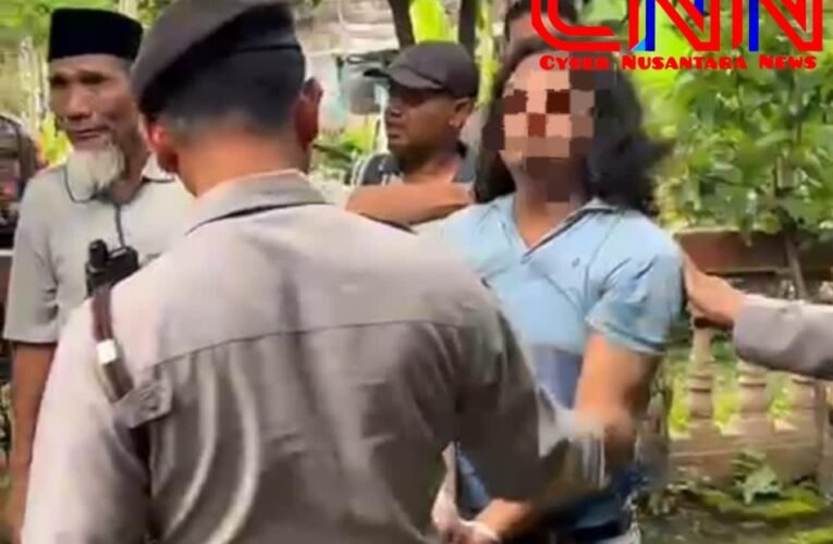 Polres Ngawi Respon Cepat Laporan 110 Amankan Pemuda Ngamuk Bawa Sajam