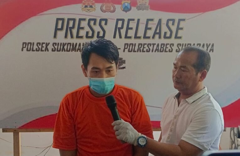 Seorang Pelaku Curas asal Mojokerto Diringkus Polsek Sukomanunggal Surabaya