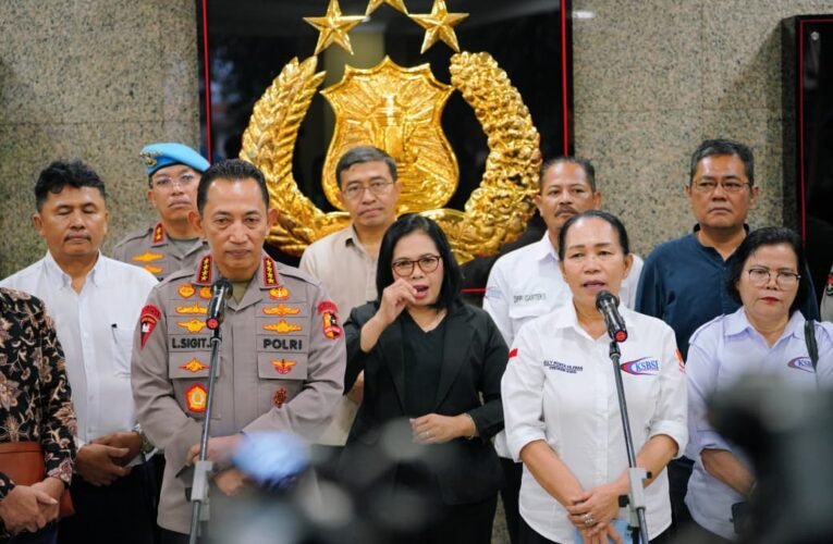 Terima Audiensi KSBSI, Kapolri Tegaskan Sinergitas untuk Perjuangkan Hak Buruh