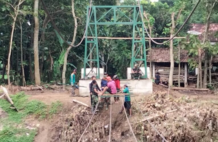 Terpisah Puluhan Tahun, Jembatan Perintis Garuda Siap Hubungkan Desa Jalen dan Dadapan