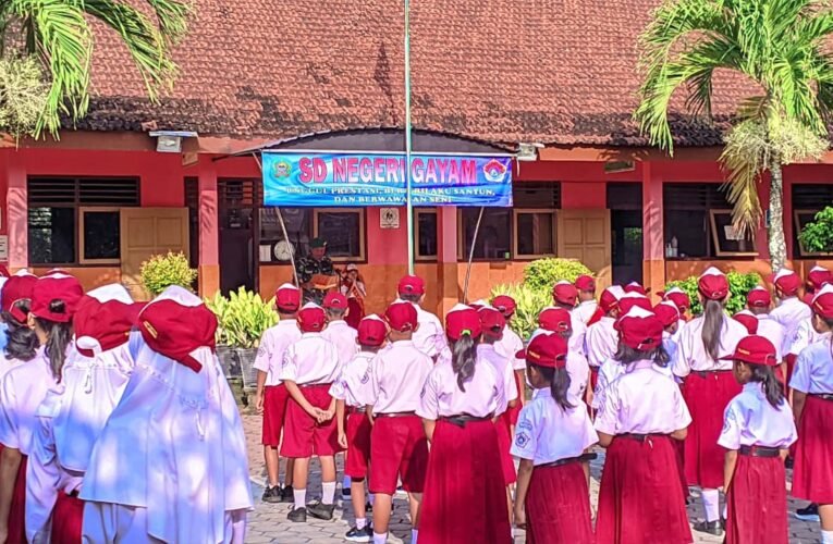 TNI Masuk Sekolah, Perkuat Karakter dan Tanamkan Disiplin