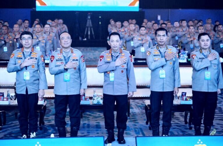 Beri Arahan di Rapim Polri, Kapolri Tegaskan Dukung dan Kawal Penuh Program Pemerintah