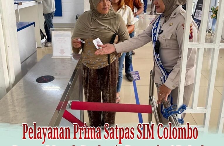 Meningkatkan Layanan Ruang Masuk Berbasis Barcode-QR Code, Satpas Colombo Surabaya Wujudkan Polri Presisi