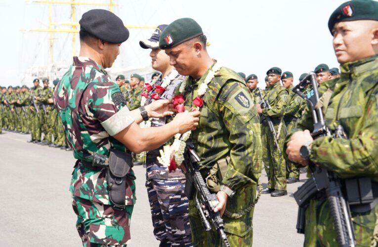 Yonif 500/Sikatan Purna Tugas Pamtas RI-PNG: Kasdam V/Brawijaya Sambut Satria Pengawal Perbatasan
