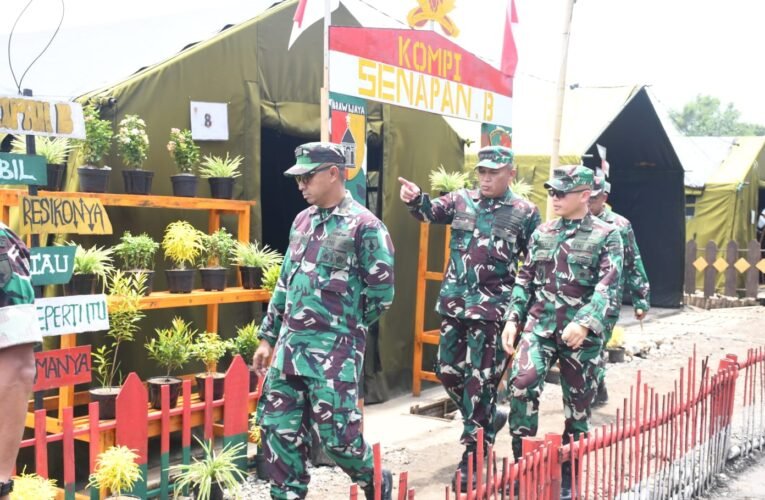 Danrem Dampingi Pangdam Tinjau Yon TP 886/PJ di Tulungagung