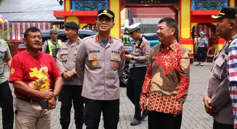 Polresta Malang Kota Pertebal Pengamanan Imlek, Personel Disiagakan di Klenteng hingga Pusat Perbelanjaan