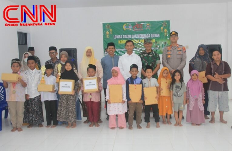 Semarak Ramadhan, Kodim 0806/Trenggalek Gelar Lomba Adzan dan Alquran Untuk Anak Usia Dini