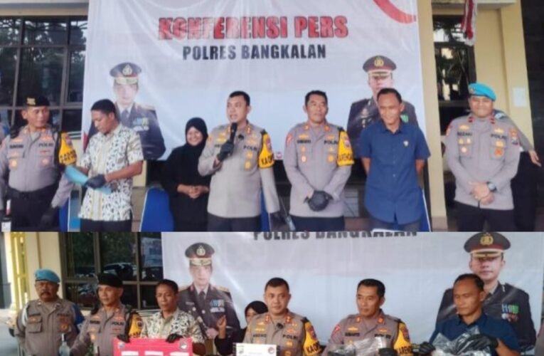 Polres Bangkalan Ungkap Kasus Kriminal Hasil Operasi Pekat Semeru 2026