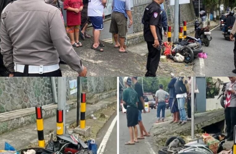 Kecelakaan Maut di Kota Batu, Motor Pemudik Asal Surabaya Rem Blong di Jalur Klemuk, Sang Ayah Meninggal Dunia