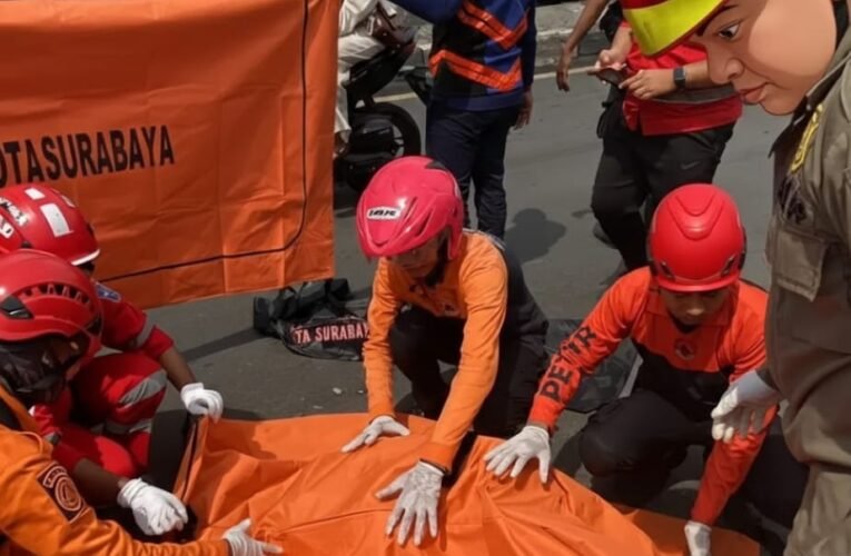 Kecelakaan Maut di Surabaya: Pengendara Motor Tewas Terlindas Truk Trailer