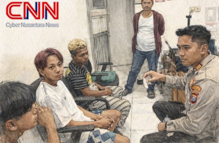 Polsek Pakal Amankan Tiga  Remaja Yang Sedang Mabuk Dan Gerebek Warung Penjual Miras