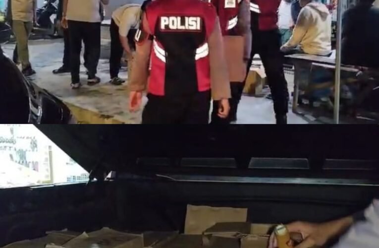 Razia Warkop Saat Ramadhan, Personel Gabungan Polres Bangkalan Sita Ratusan Botol Miras dari Beberapa Lokasi