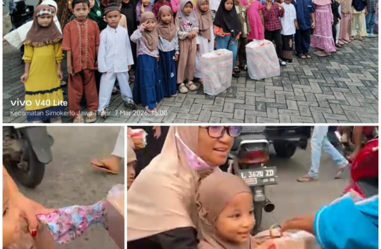 Ratusan Paket Takjil Dibagikan, TK Ade Erma Suryani Tanamkan Nilai Kepedulian di Bulan Ramadhan