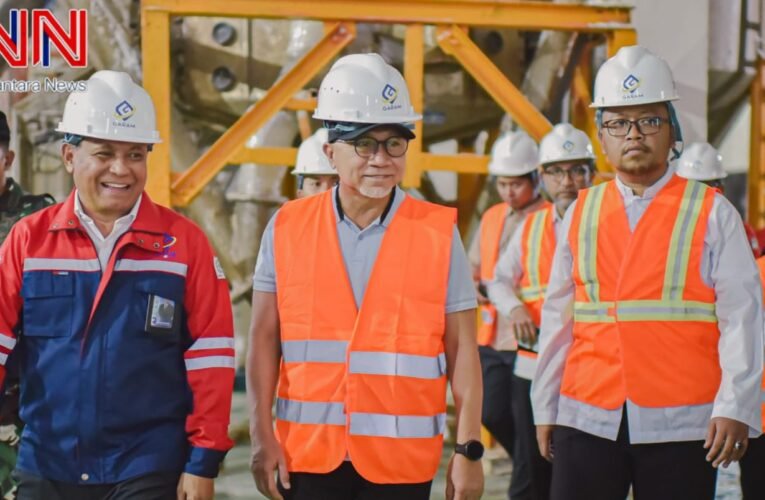 Wabup Sampang Dampingi Menko Pangan Zulkifli Hasan Tinjau PT Garam di Camplong