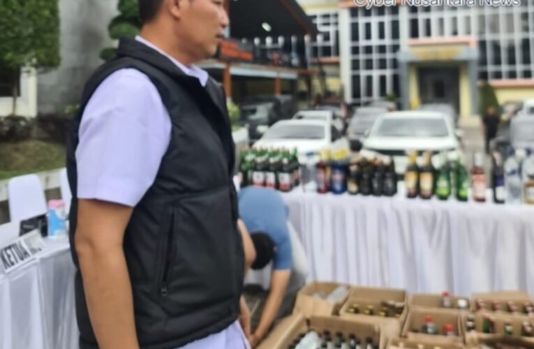 Polres Gresik Tegas Berantas Peredaran Miras Ilegal