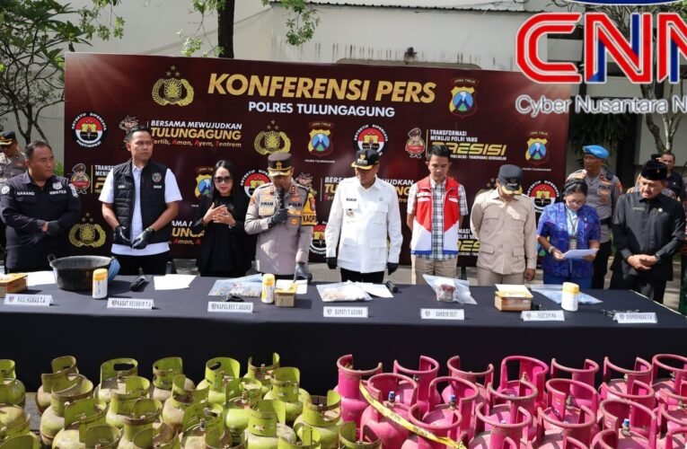 Polres Tulungagung Ungkap Kasus Penyuntikan LPG 3 Kg Dua Tersangka Diamankan
