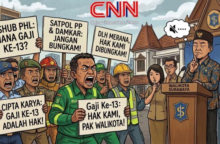 Regulasi Sering Berubah, PHL Pemkot Surabaya Menyuarakan Hak Gaji Ke 13 Tidak Diberikan