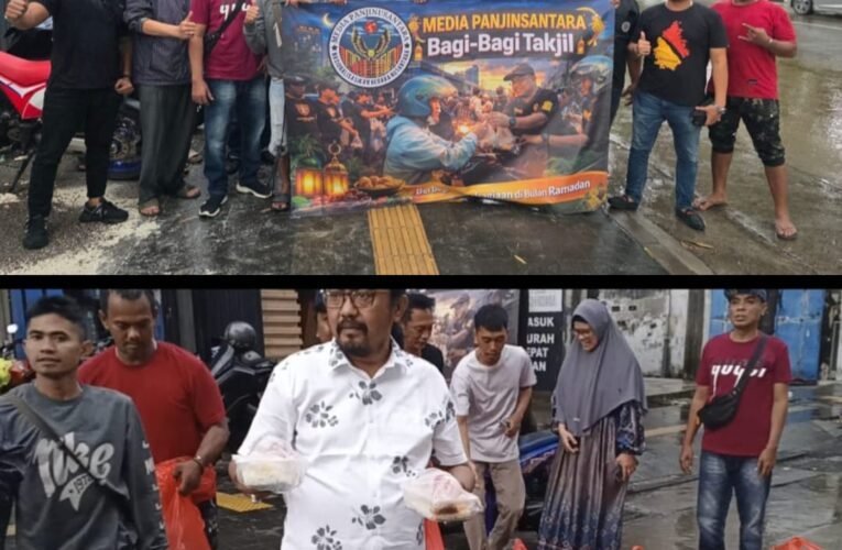*Media Panjinusantara Bagikan 500 Paket Takjil di Dupak Surabaya, Warga Antusias Jelang Berbuka*