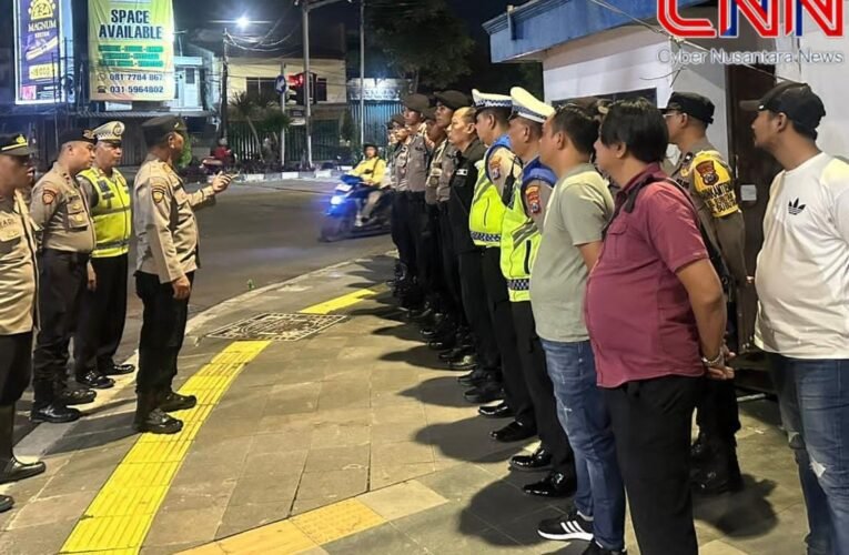 Apel Pengamanan Malam Takbir di Kawasan Dupak Demak Surabaya, Puluhan Personil Disiagakan
