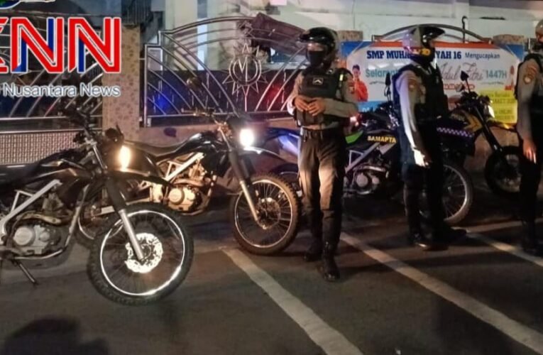 Cegah Balap Liar dan Gangster, Satsamapta Polres Pelabuhan Tanjung Perak Intensifkan Patroli Perintis Presisi