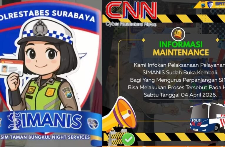 Woro-Woro, SIM Taman Bungkul Night Services Sabtu 04 April 2026, Sudah Kembali Hadir