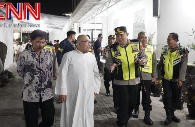 Kapolres Mojokerto Kota Cek Sejumlah Gereja Pastikan Rangkaian Ibadah Paskah Aman