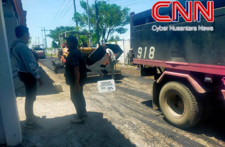 Wakil Bupati Sidoarjo Realisasikan Perbaikan Jalan Gempol Sari, Warga Merasa Terbantu