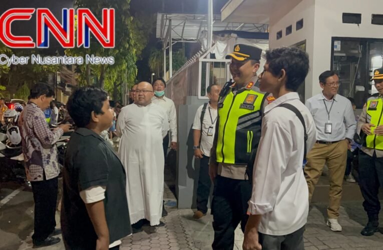 Kapolres Mojokerto Kota Cek Sejumlah Gereja Pastikan Rangkaian Ibadah Paskah Aman