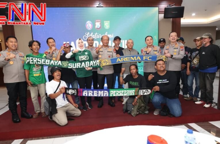 Kapolda Jatim Satukan Aremania – Bonek, Sepakat Tak Ada Rivalitas di Luar Lapangan