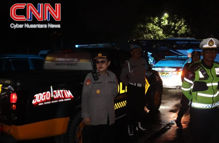 Polres Tanjung Perak Gelar Patroli Skala Besar Antisipasi Kriminalitas dan Balap Liar